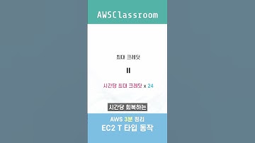 AWS 3분 정리 : EC2 T 타입 정리
