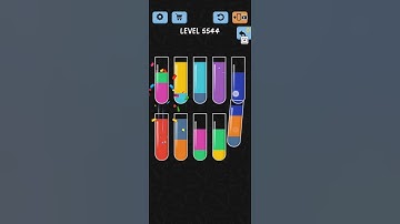 Water Color Sort Level 5544 Gameplay Solution WalkThrough
