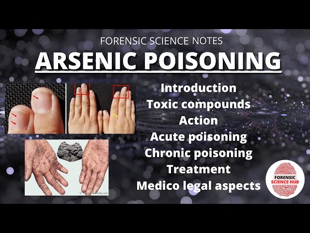 Best Way to Tell Arsenic Poisoning - YouTube