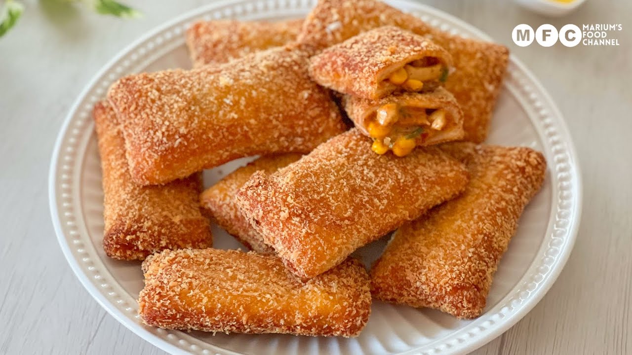  Ramadan Iftar Special | Creamy Sweet Corn Chicken Bread Rolls 