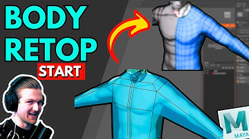 🦜Character Retopology Best Technique (Not Quad Tool)