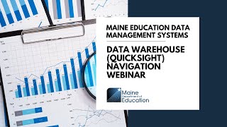 Data Warehouse (QuickSight) Navigation Webinar