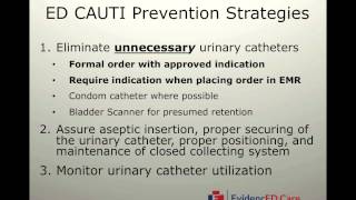 ED CAUTI Prevention EMA 3.0