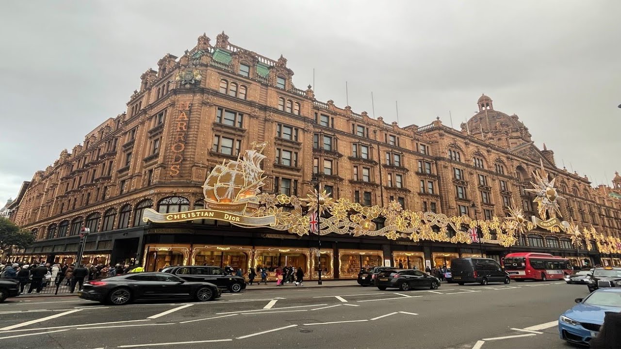 Dior Transforms Harrods Into A Gigantic, Fashion-Filled Gingerbread House  For Christmas