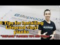 How to install Lifeproof vinyl flooring (6 Tip for installing lifeproof vinyl planks)