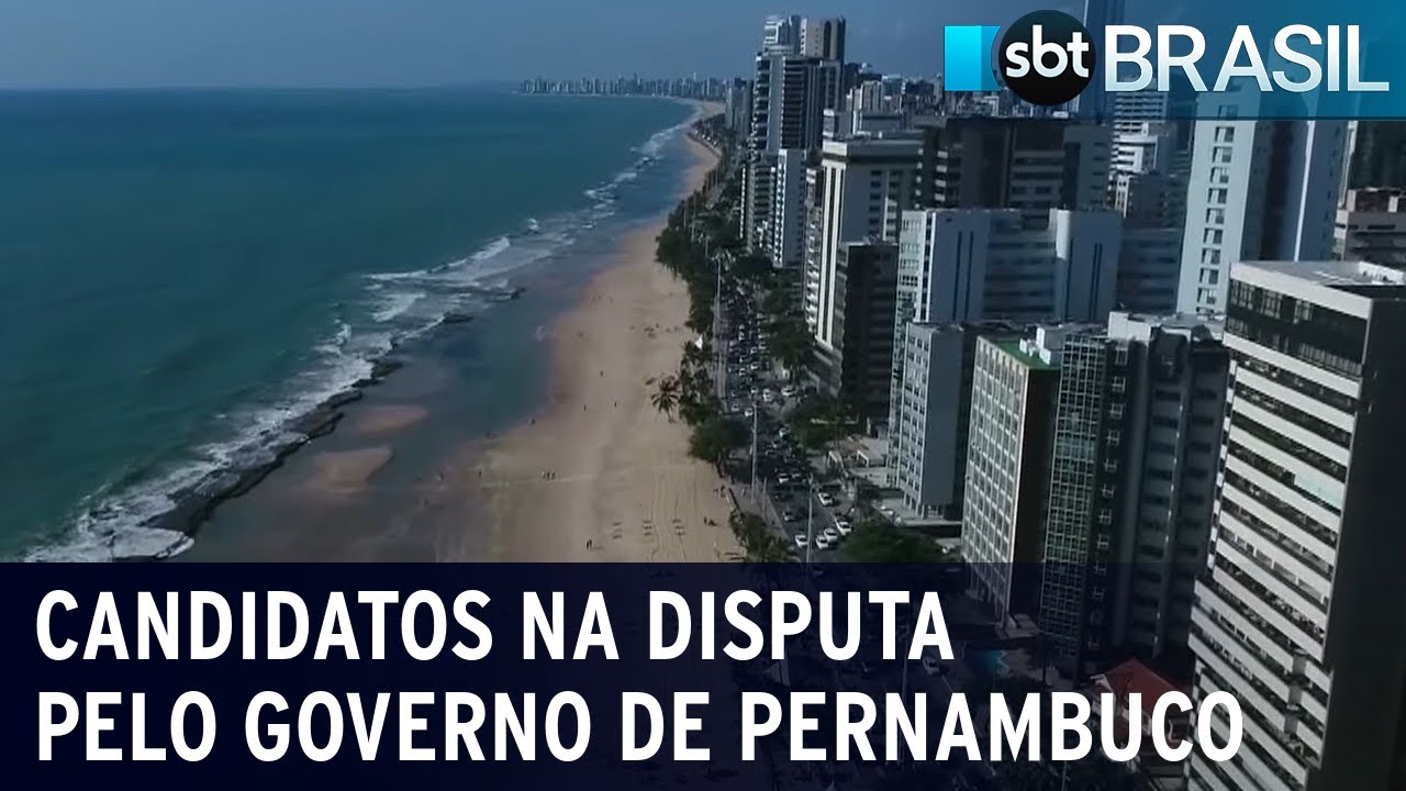 Onze candidatos disputam Governo de Pernambuco | SBT Brasil (22/08/22)