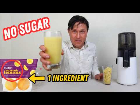 Juicing Lemonade Lemons: The 1-Ingredient Trick (No Water/No Sugar)