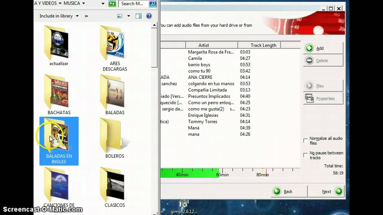 grabar un cd de audio con nero - YouTube