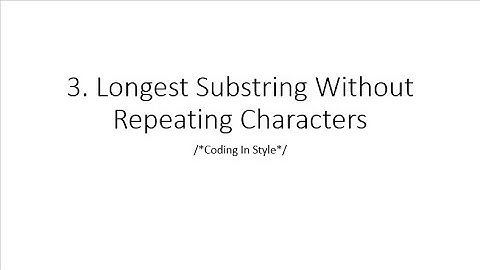3.Longest Substring Without Repeating Characters (Arabic)