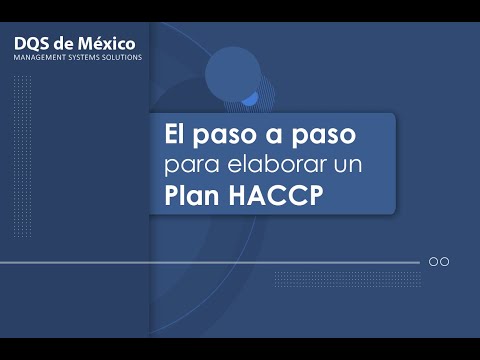 Video: ¿Cómo se escribe un plan Haccp?