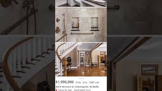 Indianapolis Indians home $1.99 million 5 beds 5 bath 7601 sqft great location