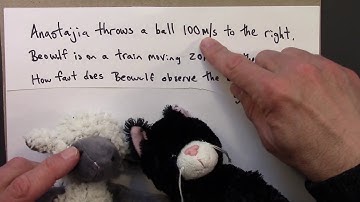 Relativity 01.08.5.  Galilean Velocity Transformation Example