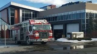 Calgary Fire Dept || Engine 11 Responding hot!