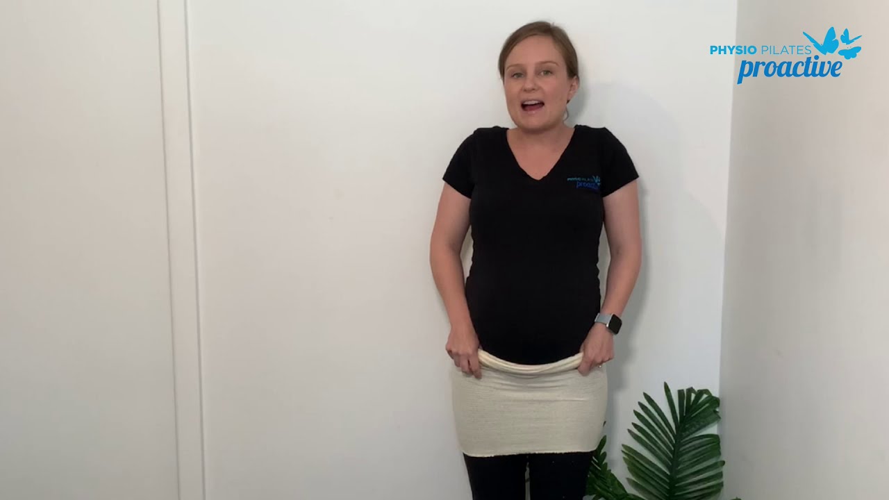 Pregnancy Pelvic Girdle Pain Tubigrip YouTube