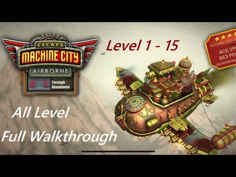 Escape Machine City: Airborne All Level Full Walkthrough