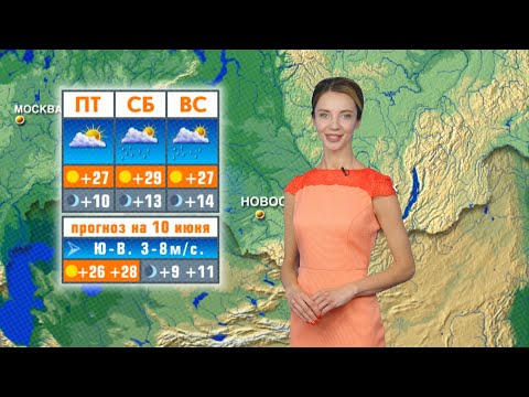 Прогноз погоды на 10 июня в Новосибирске