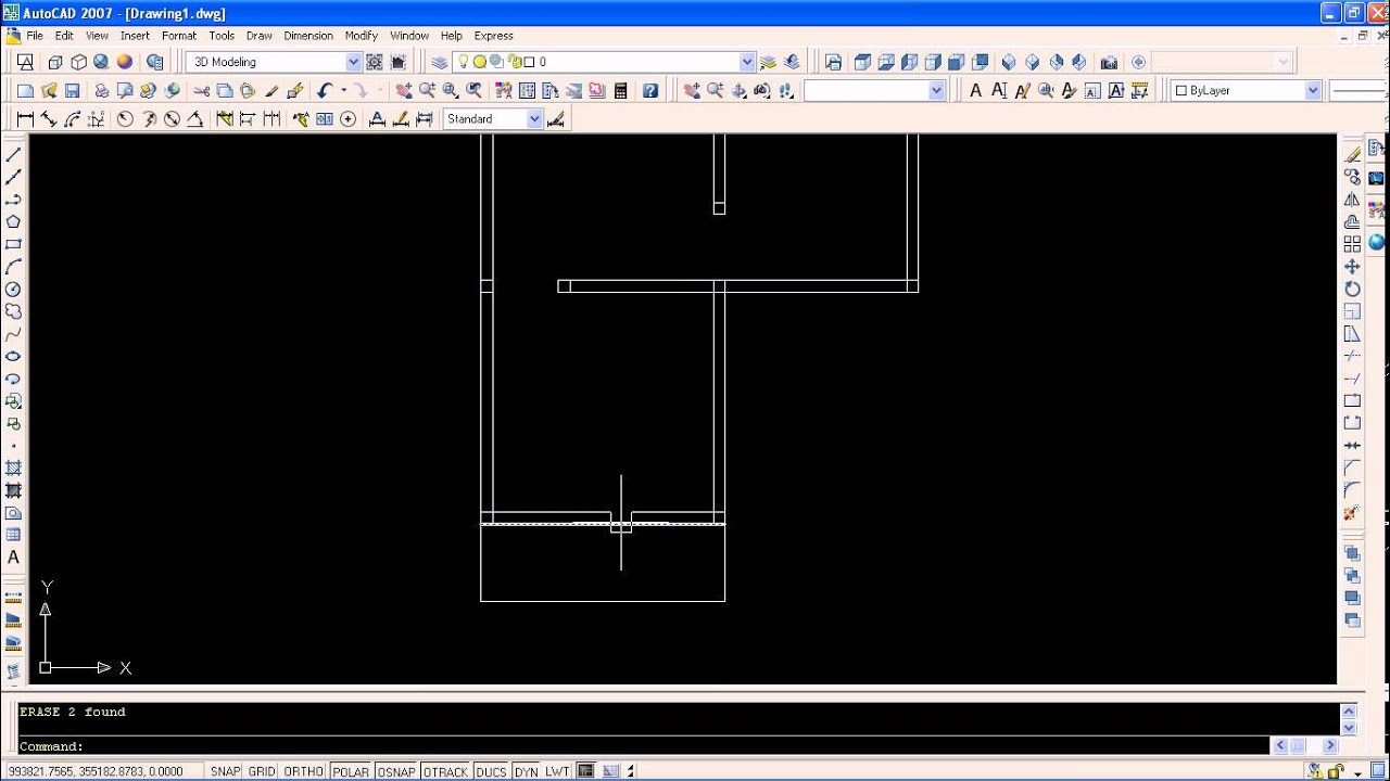 Tutorial Autocad  2007  Membuat Denah  rumah  Part 1 YouTube