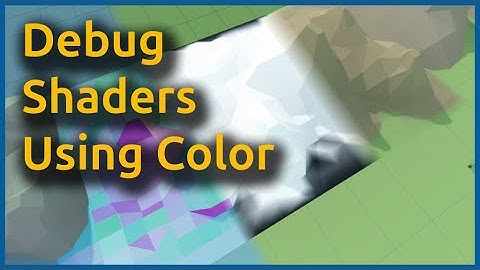 Debug Shaders Using Color in Godot