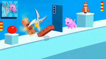 Dont Slice The Cat 🍕|🐱 - All Levels (Android, ios) Gameplay🎮(Level 02)