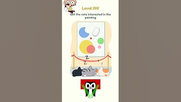inavb DOP 2 Level 999 Get the Cats Interested in the Painting | Gameplay Solution #shorts #DOP2