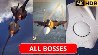 ACE COMBAT 7: All Bosses [ACE DIFFICULTY] Full AI Aggression + DLC [4K HDR 60 FPS] [No Commentary]