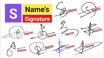 ✅ 20+ Signature Ideas For S Names | S Letter Signature Styles | How to make signature | S Signature