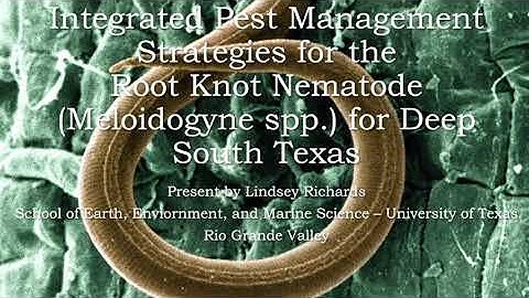 IPM for Root Knot Nematodes
