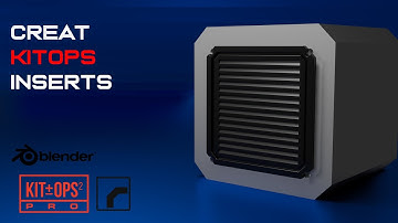 Create KIT OPS Inserts on Blender, Hardops, and BoxCutter