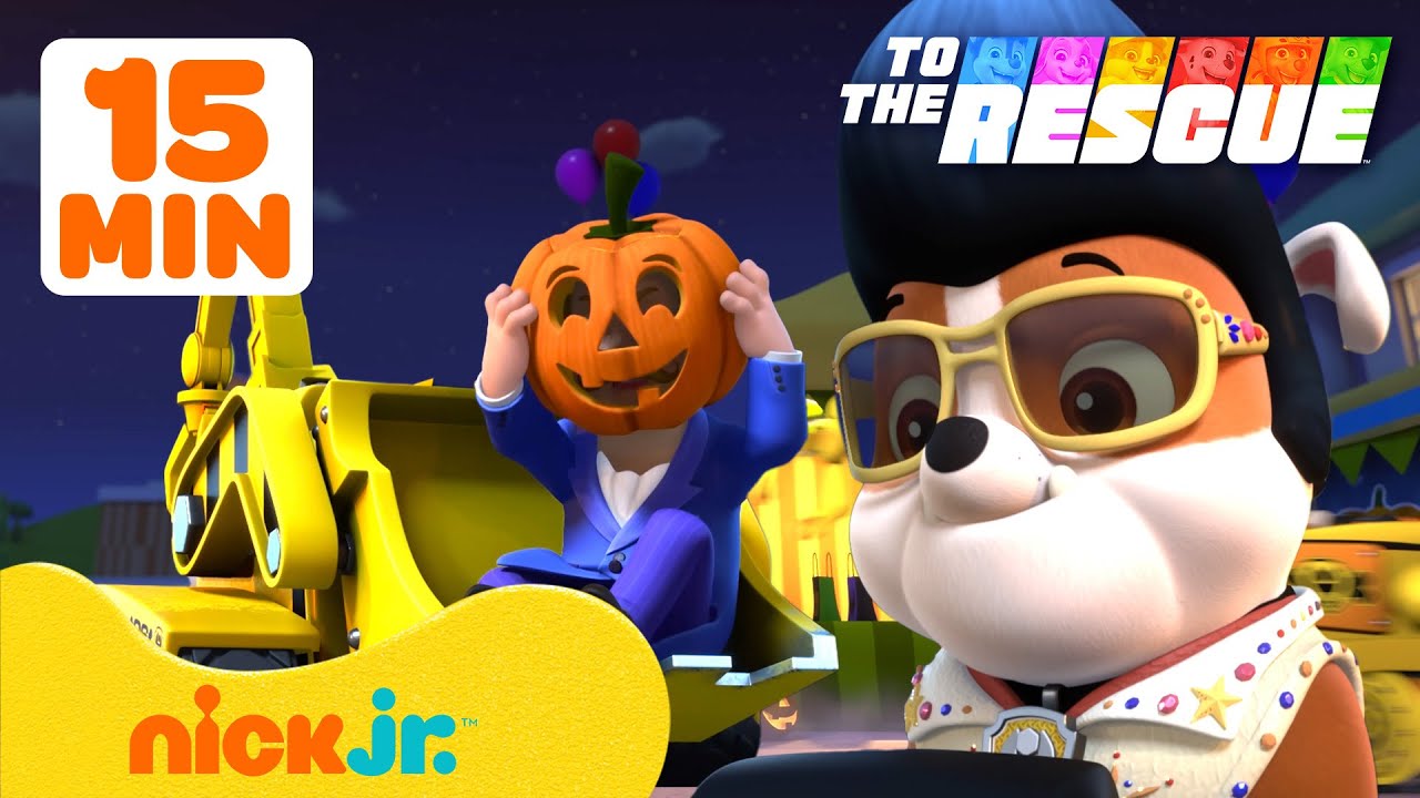 PAW Patrol Halloween Adventures & To The Rescues! 🎃 | 15 Minutes | Nick Jr.