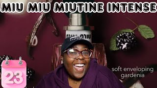 *NEW*Miu Miu Miutine Intense|25 Days Of Content|Day 23 of 25|
