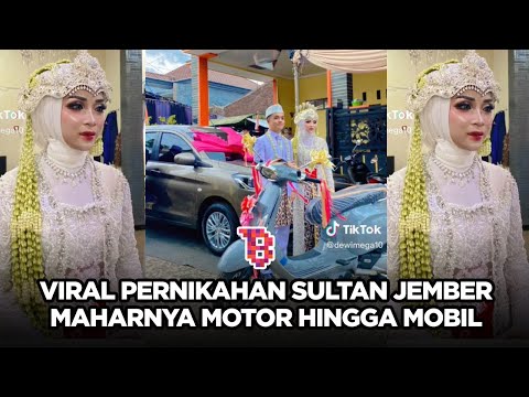Pernikahan Sultan Jember, maharnya fantastis dari motor hingga mobil | TRENDING