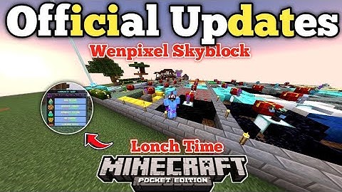Wenpixel Skyblock Official Updates || Hypixel like Server for MCPE