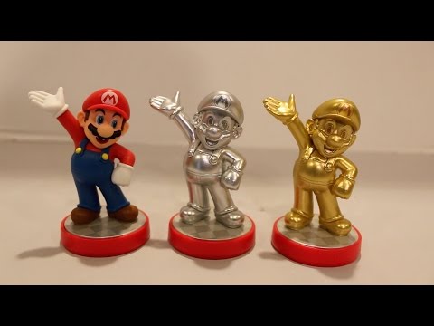 Silver Mario Amiibo Unboxing/Review - YouTube