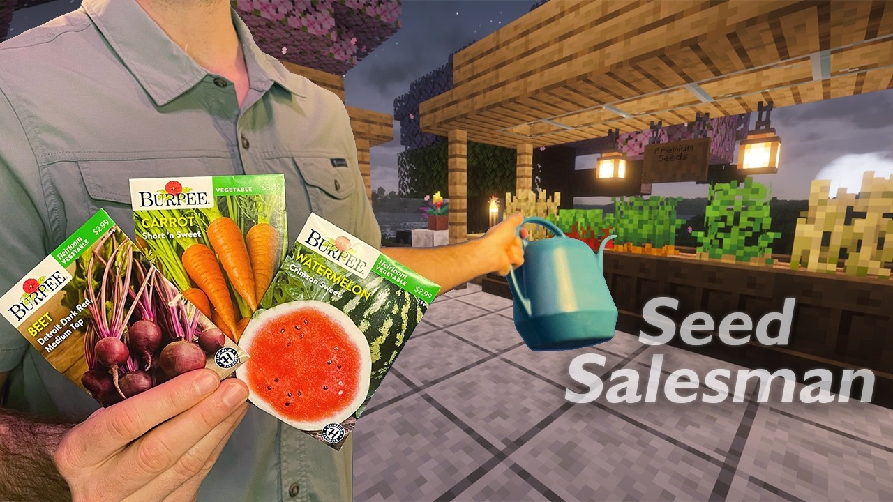 Minecraft Seed Salesman Starts YOUR Farm | ASMR Roleplay