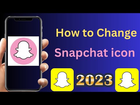 How To Change Snapchat App Icon | Change Snapchat App Logo Icon 2023 |
