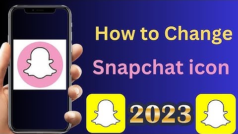 How to Change Snapchat App iCon | Change Snapchat App Logo iCon 2023 |