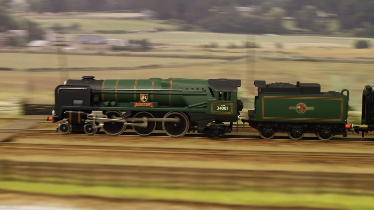 Wrenn Bulleid Pacifics and BR Standard 2-6-4 at Westbridge Junction