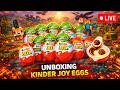 LIVE 🔴 | ASMR | Opening 100 Surprise Eggs | Kinder Joy | Mystery Toy | ToyJoyShorts