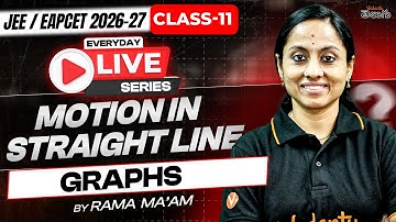 Motion in a Straight line Class 11 - Graphs [ EAPCET / JEE 2026 ]