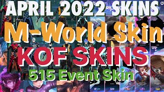 New Skin Mobile Legends M World Skin, KOF, Guinevere Legend Skin, Brody Collector Skin April 2022