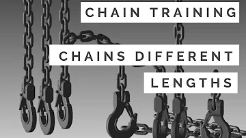 2 SETS OF CHAINS DIFFERENT LENGTHS??