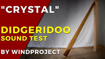 Crystal, the Fat Neck Didgeridoo inspired by the French school. Computer designed and CNC machined