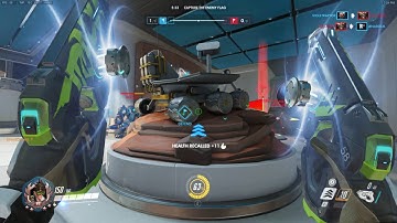 Overwatch CTF: Raptor goes 7 and 0 on Tracer w/ Score Board for flag captures