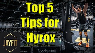 Hyrox Competition - 5 Tips you NEED to know #hyrox