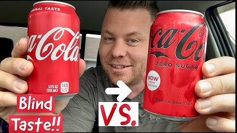 NEW COKE ZERO SUGAR VS COCA-COLA BLIND TASTE TEST!! Review - Must Or Bust