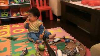 20091112廷廷度晬家中抓週part1