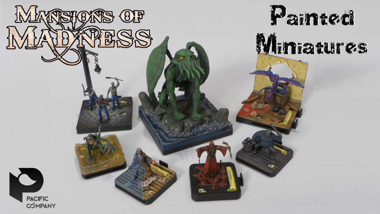 Mansion of Madness. Painted miniatures. - YouTube