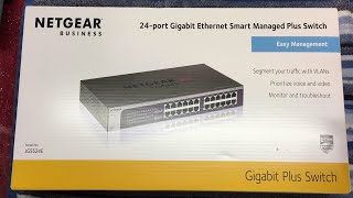 Netgear JGS524E Smart Managed Plus 24-port Gigabit Ethernet Switch Unboxing &amp; Overview