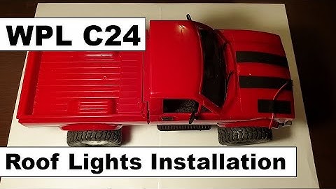 WPL C24 - Roof Lights Installation