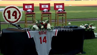 The Reds pay tribute to Pete Rose a day after he was posthumously reinstated by MLB